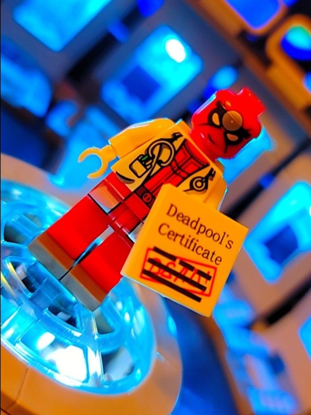 Deadpool Minifigure Lego Compatible